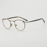 Top Quality Acetate Titanium Optical Glasses Frame Luxury Vintage Computer Eyeglasses Designer Ultra-Light  Eyewear