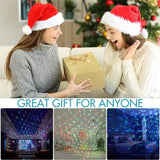 LED Night Light Water Pattern Projection Effect Lamp Children's Bedroom Decoration Projection Lamp Birthday Party Decoration