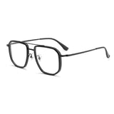 Vintage Titanium Eyeglasses Frame Men Square Myopia Prescription Glasses Women Retro Optical Luxury Brand Glasses Frame Eyewear