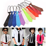 1Pcs Boy Fashion Classic Tie Classic Kid Suit Boy Baby Adjustable Bowtie Red Black White Chlidren Bow Tie Necktie 11 Solid Color