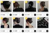 Ruoshui Woman Trendy Silver Pin Hair Claws Women Hair Clips Fashion Hairpins Women Hair Accessories Hairgrip Barrettes Headwear
