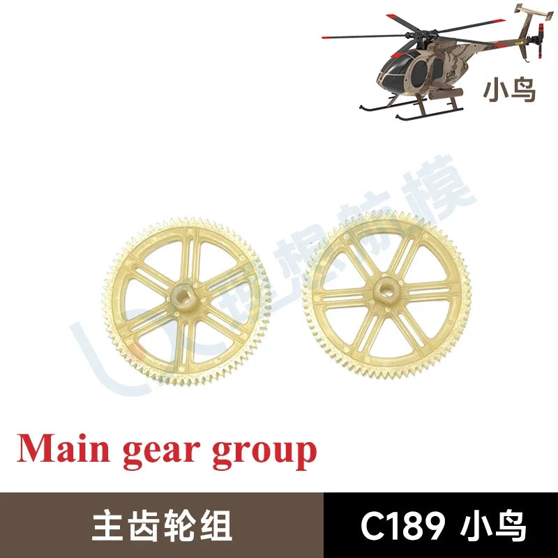 C189 MD500 RC ERA Remote Control Era Bird Helicopter Simulation Helicopter Original Parts Complete Main Motor Steering Gear