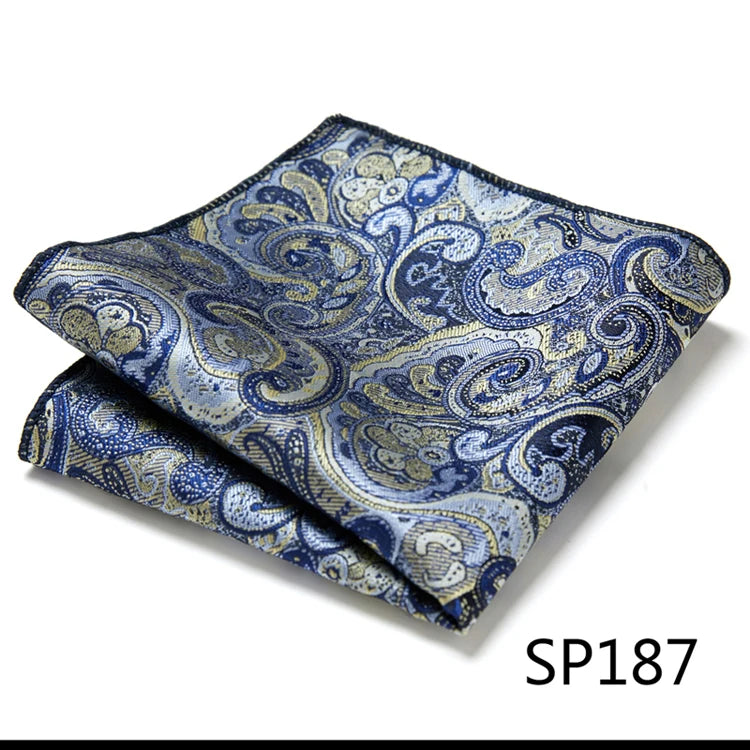 Pocket Square Handkerchief Nice Handmade Woven 100% Silk Hanky Pocket Square Printed  hombre Pink Office Clothing accessories