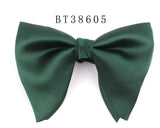 New Solid Bow Tie For Men New Wedding Bowtie Adjustable Oversize Bow tie For Wedding Groom Big Bow ties Butterfly Men's Gifts