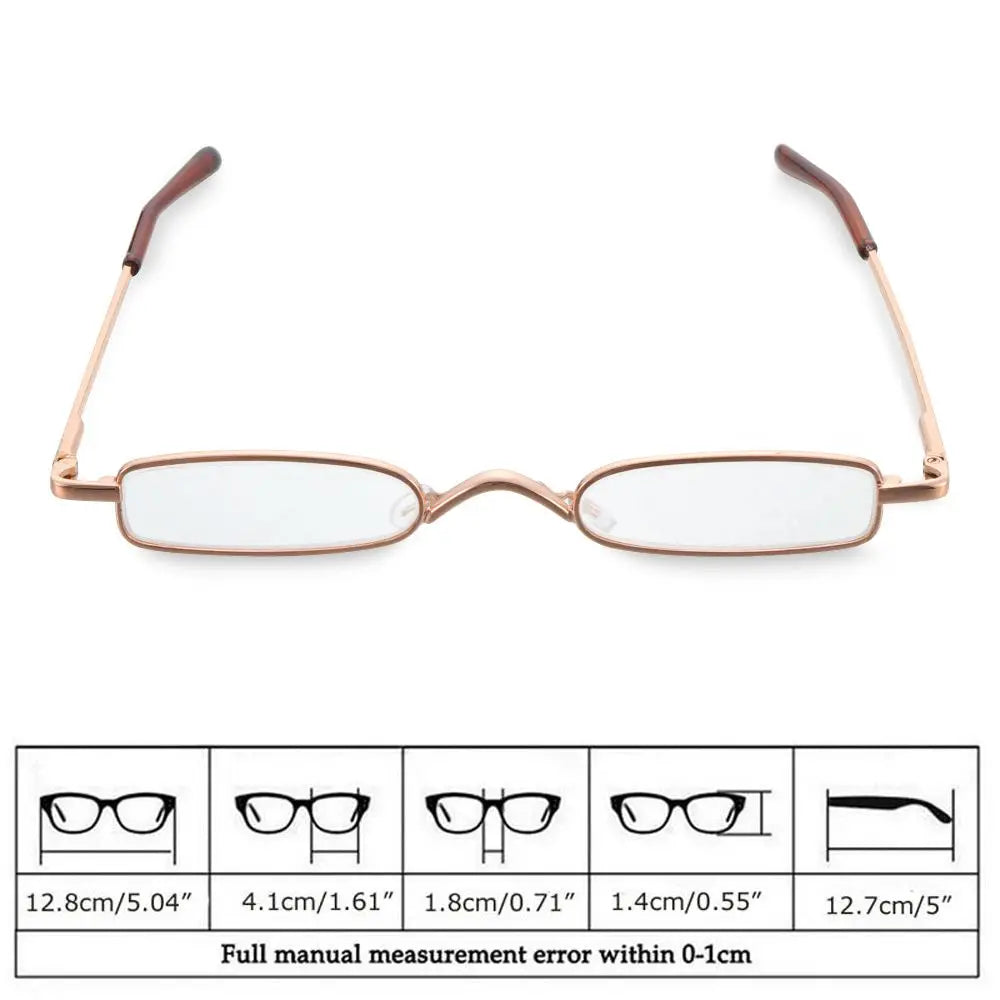 Elderly Slim Small Mini Portable Presbyopia Eyeglasses Reading Glasses Resin Lens Vision Care Hyperopia Eyewear Spectacles