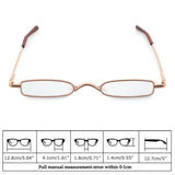 Elderly Slim Small Mini Portable Presbyopia Eyeglasses Reading Glasses Resin Lens Vision Care Hyperopia Eyewear Spectacles