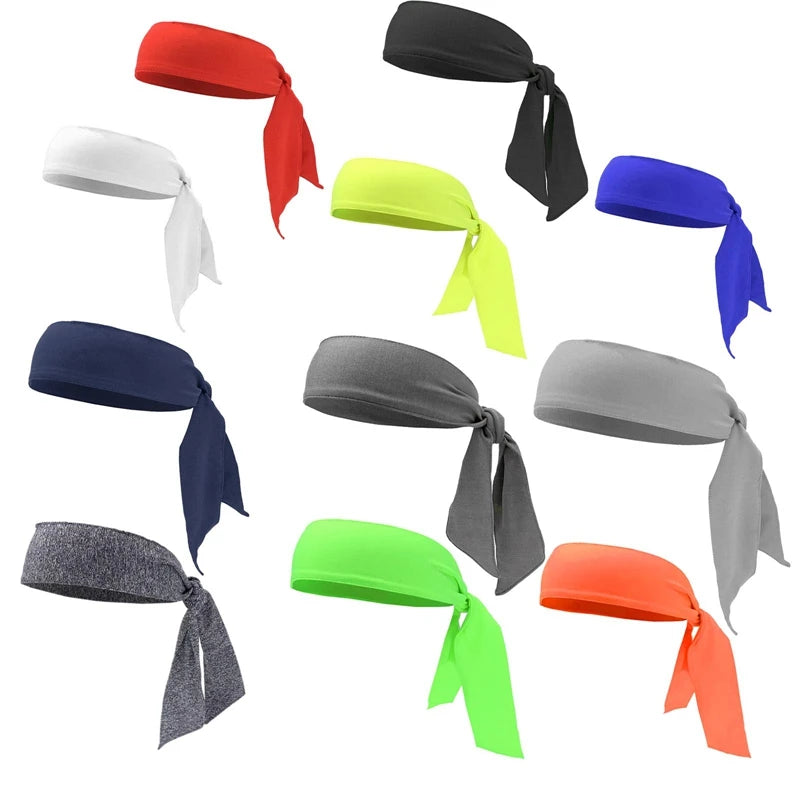 Headbands for Men and Women Outdoor Sports Fitness Headbands Sweat-absorbent Headbands 2024 Elastic Yoga Sports Headbands