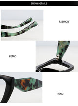 55405 New Brand Blue Light Blocking Computer Glasses Women Fashion TR90 Frame Vintage Square Eyewear Anti Eyestrain Eyeglasses