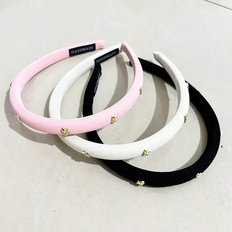 Women's Bow Headband Black Fashion Headband Pink Anti slip Headband Women's Accessories