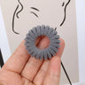 2/5 Pcs Elastic Knit Telephone Wire Hair Bands Girl Woman Hair Accessories Rubber Band Headwear Rope Spiral Shape Hair Ties New