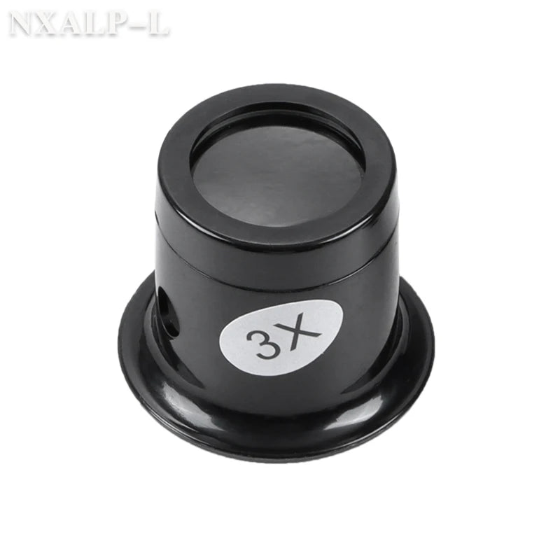 4/Set 3X 5X 10X 15X 20X Eyeglass Magnifier Eye Loupe Lens Portable Eyepiece Process Operation for Watchmaker Watch Repair Tools