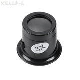 4/Set 3X 5X 10X 15X 20X Eyeglass Magnifier Eye Loupe Lens Portable Eyepiece Process Operation for Watchmaker Watch Repair Tools