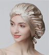 Pure Silk Hair Bonnets For Women Sleeping Cap Luxury Natual Silk Sleep Cap Night Bonnet Caps Hair Protection Turban Head Wraps