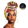 African Printed Satin-lined Turban Hat Women Fashion Dished Flower Hat All Kinds Of Popular Multifunction Wrap Head Ethnic Caps