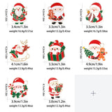 8 Styles Pretty Santa Claus Collection Brooches Candy Canes Wreath Sleigh Reindeer Tree Father Christmas Lapel Pins Xmas Gift