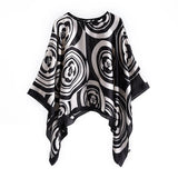 2023 New Silk Scarf 110x110cm Luxury BrandDesigner Pullover Scarf Print Head Large Handkerchief Hijab Shawl Women Bandanna Foula