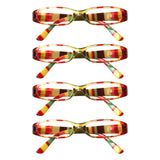 Blue Light Blocking Reading Glasses Spring Hinged Women with Striped Flower Frame Computer Goggle Reader Eyeglasses 0~+4.0