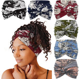 Twisted Wide Headbands for Women Extra Large Turban Workout Headband Fashion Yoga Hair Bands Boho Twisted Thick Hair Accessories