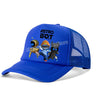 Astro Bot Kids Vintage Mesh Baseball Cap Adult Sun Hat Adjustable Breathable Sun Caps Summer Parents-child Hats Birthday Gifts