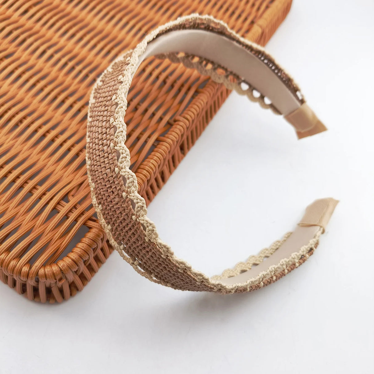 Fashion Headband Women Hair Bands Broadside Wool Raffia Cross Knot Headbands Girls Hair Band Hair Accessories Headwear