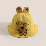 Cartoon Animal Ears Baby Bucket Hat Cute Soft Cotton Infant Boy Girl Fisherman Cap Casual Toddler Kids Sun Hats