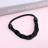 Wig Braided Rubber Band Elastic Hair Rope Tie Head Hair Ring Wig Braid Fixed Hairstyle Elastic Band Extension Ponytail Holder