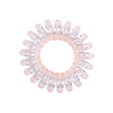 Telephone Wire Elastic Clear Hair Bands Plastic Spring Gum For Hair Ties No Crease Coil Hair Tie Ponytail Hair Accessories