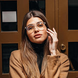 blue light Blocking 100% Orange Lens, Red Lens   Computer Blue Light Blocking Luxury blocking Fashion Glasses Women Man Computer