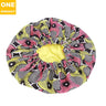 2020 New No. plus-Sized African Printing round Cap Double-Layer Satin Lining Wide Edge Nightcap Chemotherapy Hat