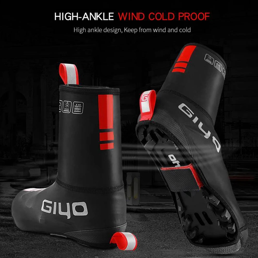 Giyo Neoprene Thermal Bicycle Overshoes Road MTB Bike Cycling Footwear Cover Unisex  Bike Waterproof Cycling Shoes Cover