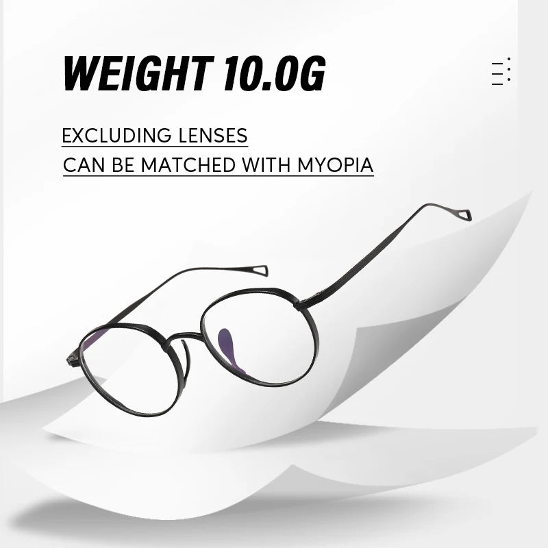 2015 Round Eyeglass Titanium Retro Square Glasses Frames Men Women Eyeglasses Frames Eyewear Business Korean Spectacles Frame