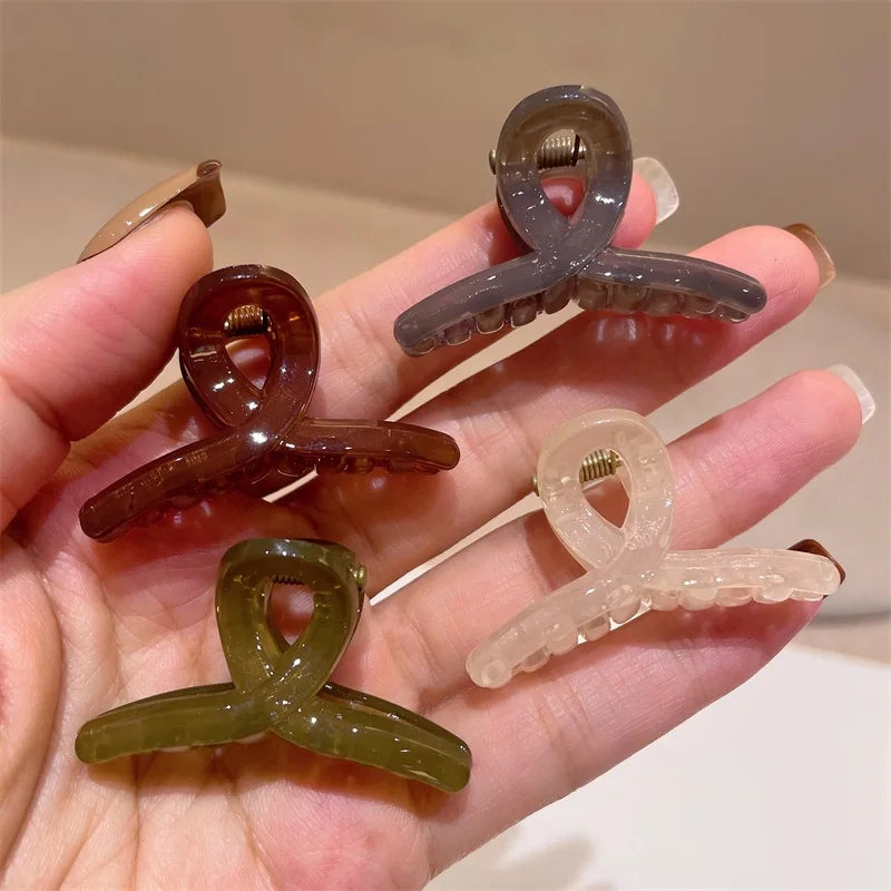 4.5cm Mini Cute Little Catch Clip Half-tie Hair Small Hair Catch Hair Clip Net Red Bangs Side Clip