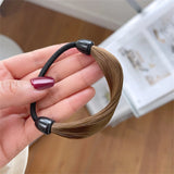 New Faux Wig Elastics Hair Ties for Women Girl Ponytail Wrap Holders Hair Band Simple Temperament Headwear Hair Accessories