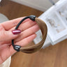 New Faux Wig Elastics Hair Ties for Women Girl Ponytail Wrap Holders Hair Band Simple Temperament Headwear Hair Accessories
