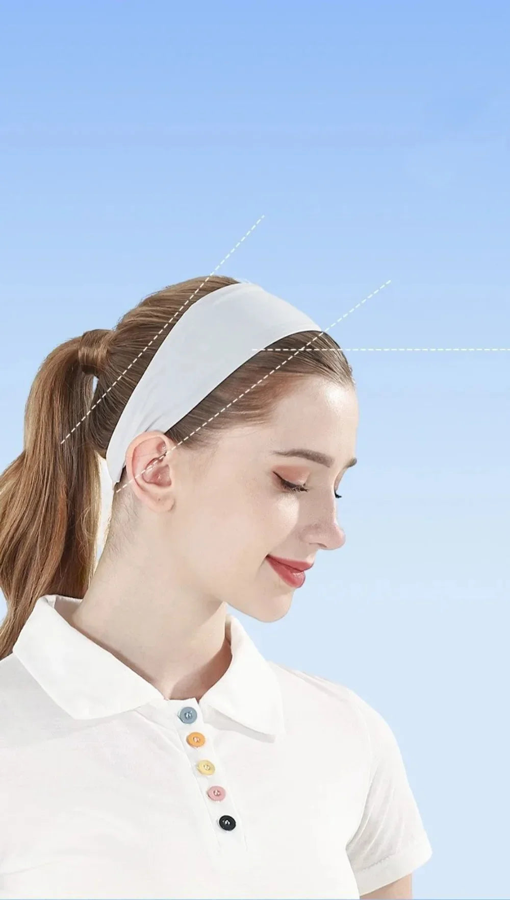 Sports Headbands for Men Women 1PC Non-Slip Moisture Wicking Workout Sweatband Fitness Running Cycling Football Yoga Hairband
