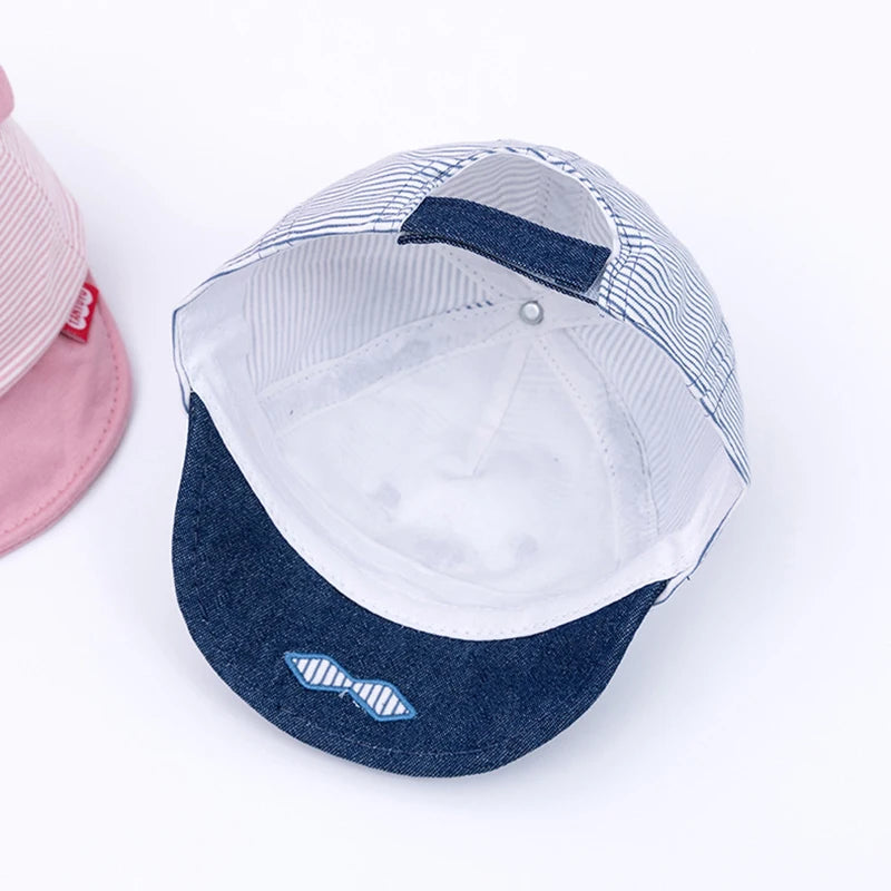 Baby Bear Baseball Cap New Spring Summer Cute Cartoon Solid Sunhat Boys Girls Cotton Snapback Caps Kid Hip Hop Fishing Hat 3-12M