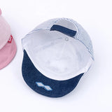 Baby Bear Baseball Cap New Spring Summer Cute Cartoon Solid Sunhat Boys Girls Cotton Snapback Caps Kid Hip Hop Fishing Hat 3-12M