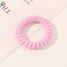 High Elasticity Telephone Coil Hairbands Women Spiral Hair Ties Girls Hair Rings Rope Solid Color Hair Accessories Gum Scrunchy