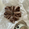 Newest Winter Woman Large Velvet Scrunchies Elastics Hair Band Solid Color Hair Ties Ladies Ponytail Holder Hair Accessories