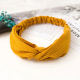 2024 New Design Fashion Women Summer Style Headbands Bohemian Girl Cross Turban Bandage Bandanas Hairbands Hair Accessories
