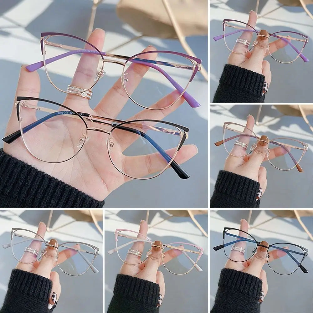 Blue Light Blocking Glasses for Women Fashion Office Optical Spectacle Computer Glasses Blue Ray Blocking Eye Protection Eyewear