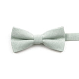 High Quality Mens Solid Color Bowtie Set For Men Children Wedding Party Dinner Accessory Pink Orange Father-son Bow Tie Gift