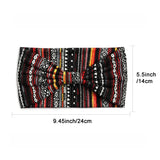 Fashion Boho Ethnic Style Headbands Vintage Knot Elastic Turban Headwrap For Women Girls Hair Band Soft Bandana Hair Accessories