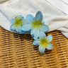 Dopamine Sunflower Shark Clip Sweet Gradient Flower Grab Clip Ponytail Braid Hair Clip for Girls Beach Vacation Hairstyles