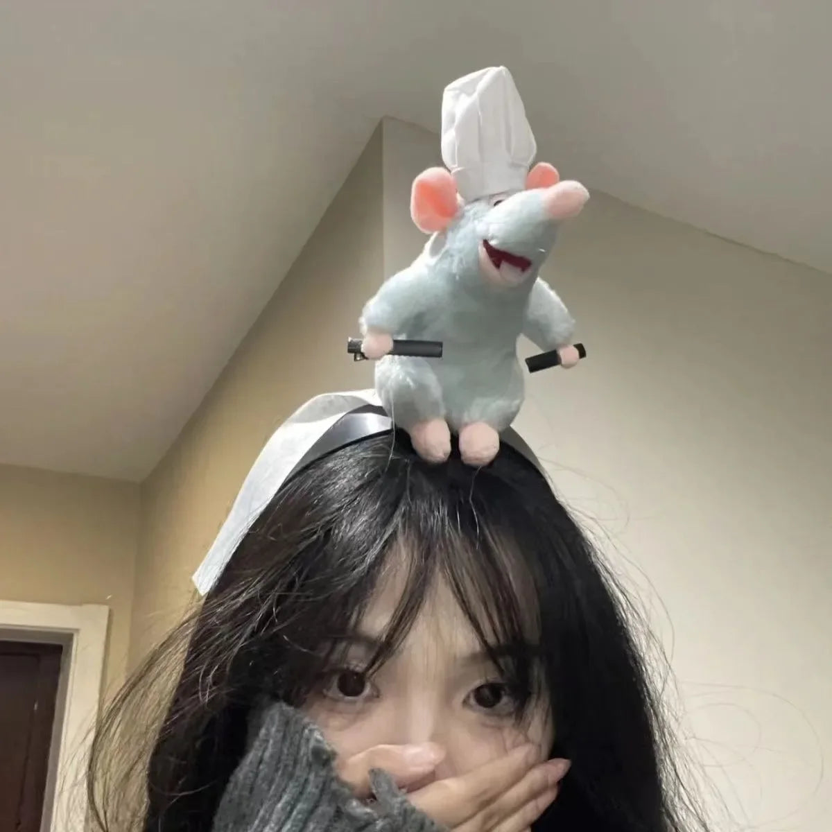 Headband Cartoon Funny Capybara Hair Hoop Summer Women's Cute Face Wash Headband Funny Plush Hair Band Hair Accessories