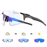 SCVCN UV400 Photochromic Cycling Glasss Sports Running Sunglasses Men Outdoor Drving Bicycle Goggles MTB Eyewear 1 Lens