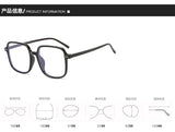 Blue Light Blocking Men Women Glasses Fashion Square Shape Big Size Glass in Trend Trendy Glasses Frame Women