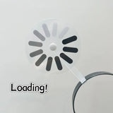 Funny Brain Loading Rotatable Headband Hairpin Downtime Hairpin Creative Moving Hair Clip Hair Accessory