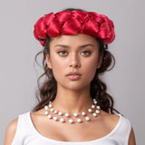 Latest Exaggerated Satin Twist Braids Headband Handmade African Headtie Nigerian Wedding Gele Women Turbans Ladies Head Wraps