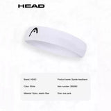 HEAD Tennis Hairbands Men and Women Sports Headbands Fitness Sweatband Badminton Yoga Basketball Running Fashion Sweat Headband